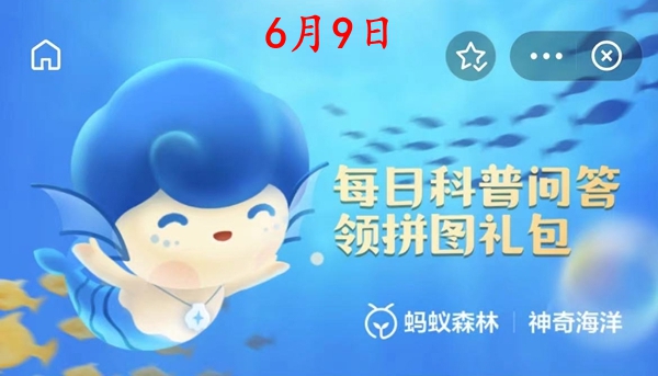 神奇海洋6月9日答案 会夏眠的海洋动物是