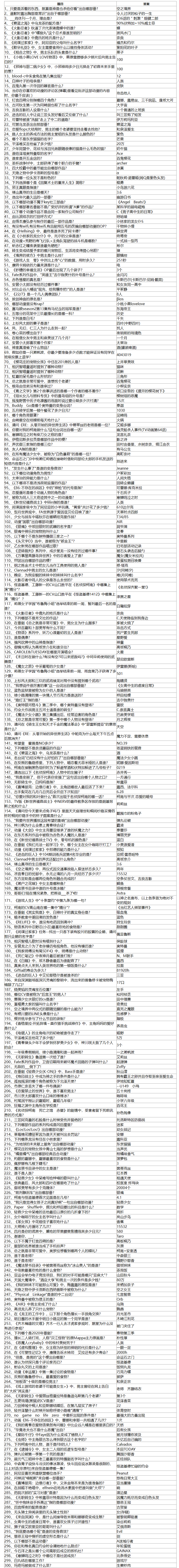 547道OmoFun转正答案 omofun2024最新入站答题答案汇总