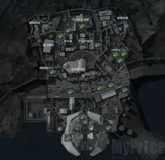 巴克什藏宝图位置 三角洲巴克什藏宝图1-12位置