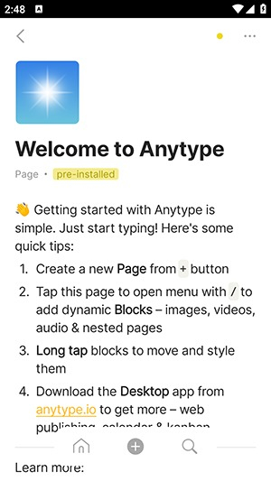 Anytype安卓版v0.39.32截图4