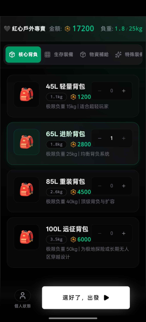 赛博徒步鳌太线模拟器