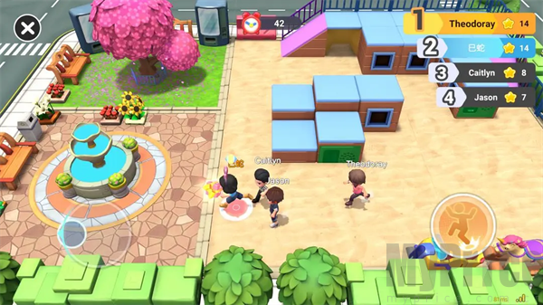 男生女生向前冲