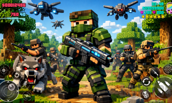 荒野猎手像素枪战