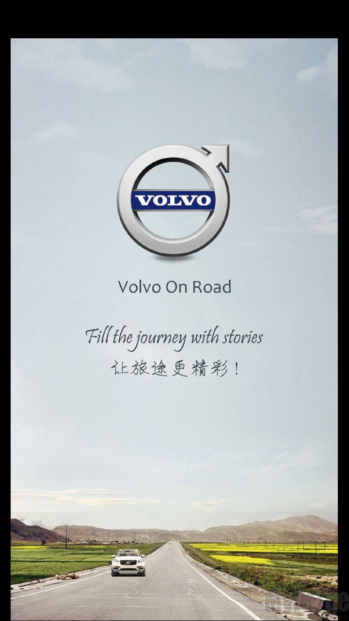 volvo on road