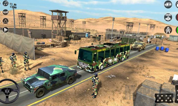 陆军巴士模拟器巴士驾驶