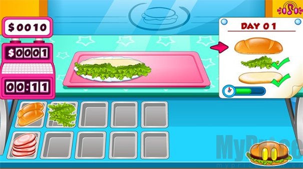 快速烹饪三明治