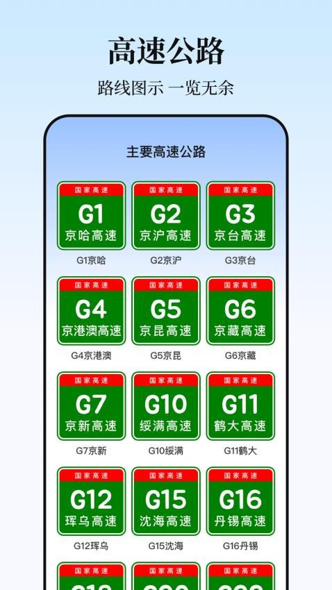 实时高速路况查询