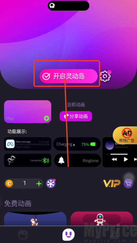 皮卡灵动岛