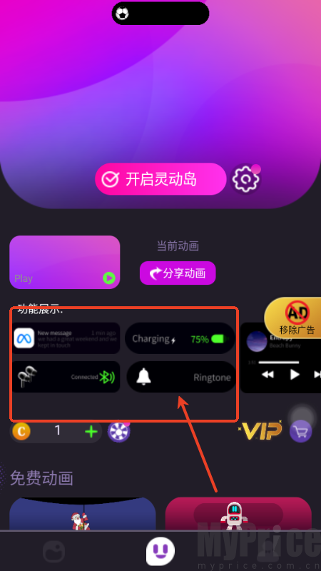 皮卡灵动岛