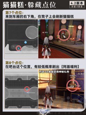 崩坏星穹铁道列车改造奇遇猫猫糕躲藏点位一览