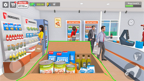 披萨店模拟3D