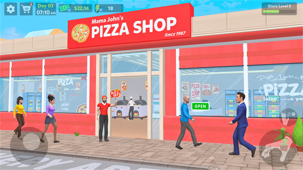 披萨店模拟3D