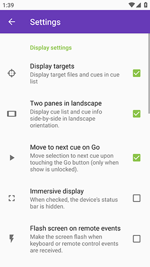 Audio Cues