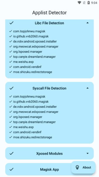 applistdetector