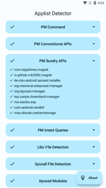 applistdetector
