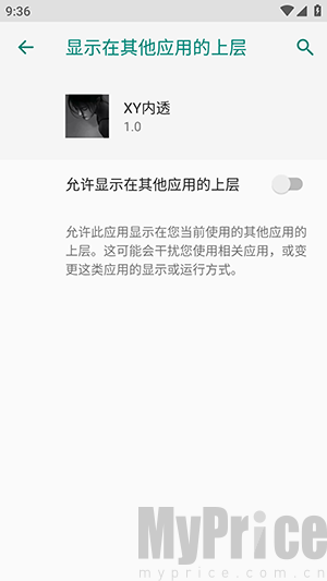 XY内透