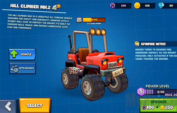 登山赛车3无限金币版爬山赛车MK.2