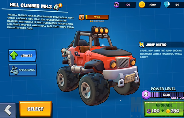 登山赛车3无限金币版爬山赛车MK.3