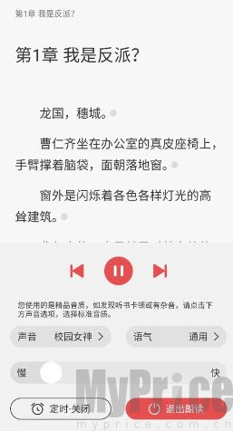 次元姬听书功能参数调节面板