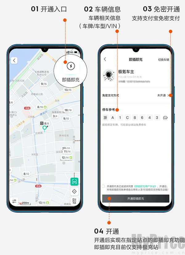即插即充开通页面