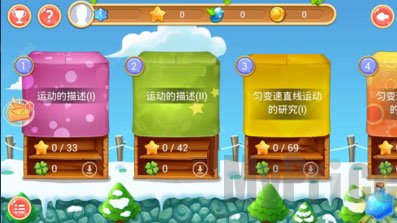 天天练高中物理知识点选择界面