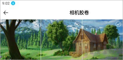 极序分割完成三宫图相册成品展示