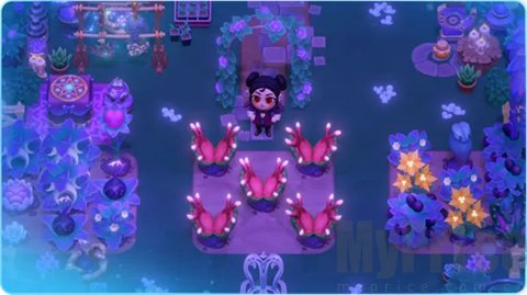 月光峰各类发光魔法作物种植园截图