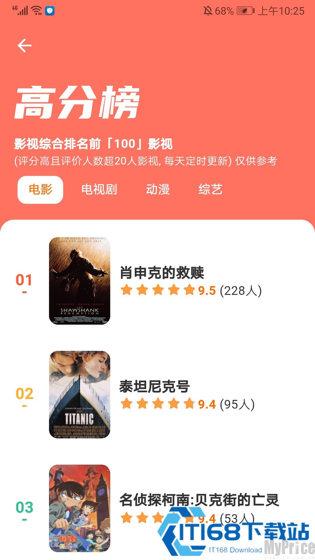 追萝卜高分榜单影片挑选操作截图