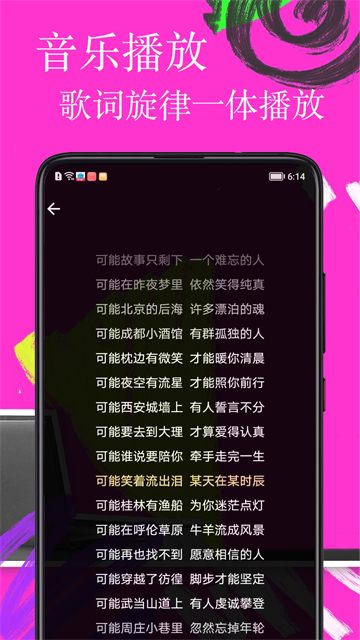 歌词适配极速版