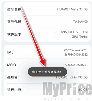 甲壳虫ADB助手 开启开发者模式操作画面