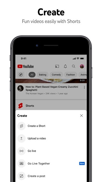 youtube油管短视频