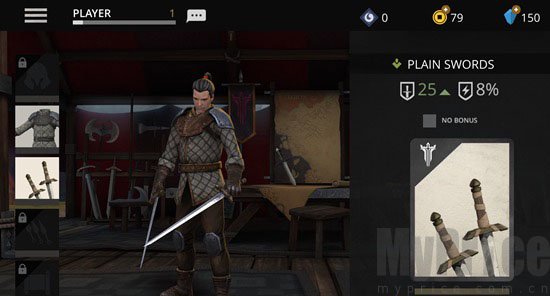 暗影格斗3武器装备穿戴界面