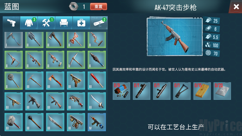 生存主义者入侵AK47突击步枪画面