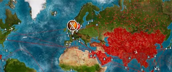 瘟疫公司世界地图感染画面