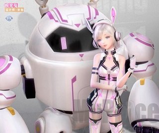 闪耀暖暖疾光兔套装展示