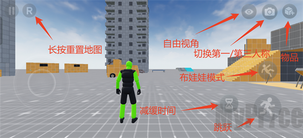 操作功能按钮展示