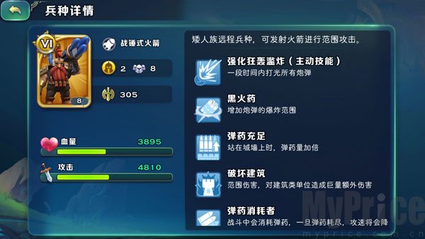 剑与家园兵种分析