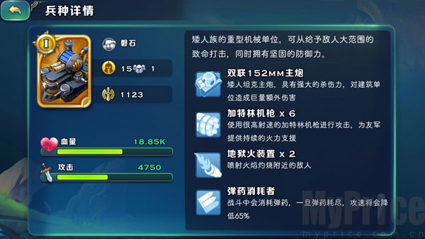 剑与家园兵种分析