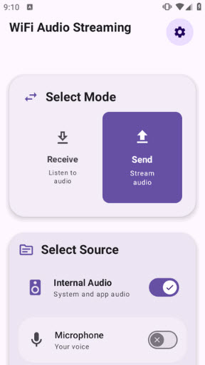 wifi音频传输工具如何发送音频（服务器端）