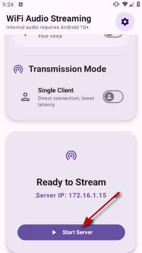 wifi音频传输工具如何发送音频（服务器端）