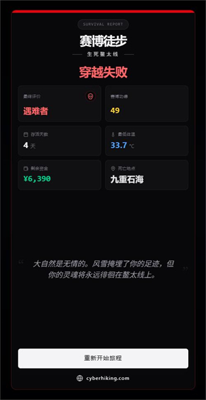 赛博徒步之生死鳌太线手机版