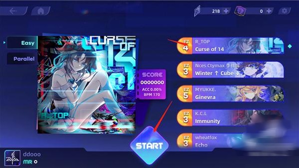 镜之韵律RYCEAM难度与歌曲选择
