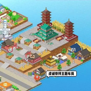 创造都市岛物语内置菜单区域划分示意