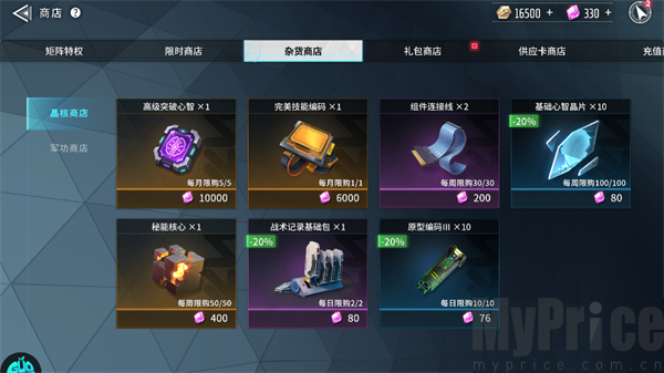 技能突破道具购买界面