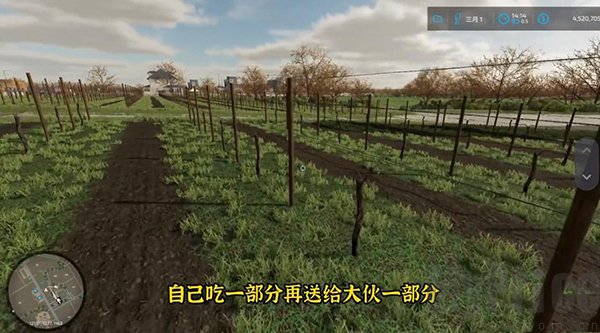 模拟农场23加强版种植葡萄操作界面