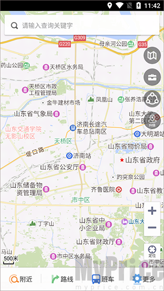 天地图山东手机版主界面