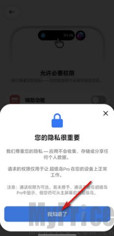 超级岛Pro隐私权限设置