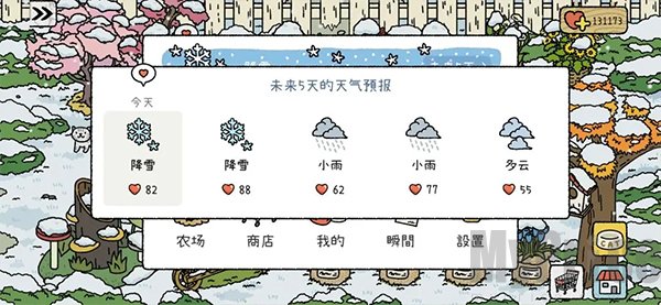 天气图标显示位置说明