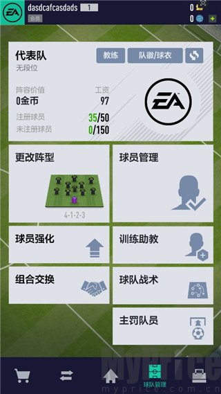 球队管理阵型与人员调整