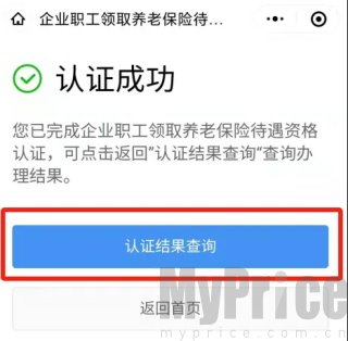广东政务服务网App养老认证结果查询